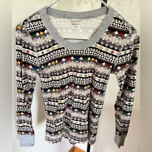 Hanna Anderson women’s long John pajama set